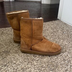 Ugg Classic Chestnut Shearling-Lined Suede Boots